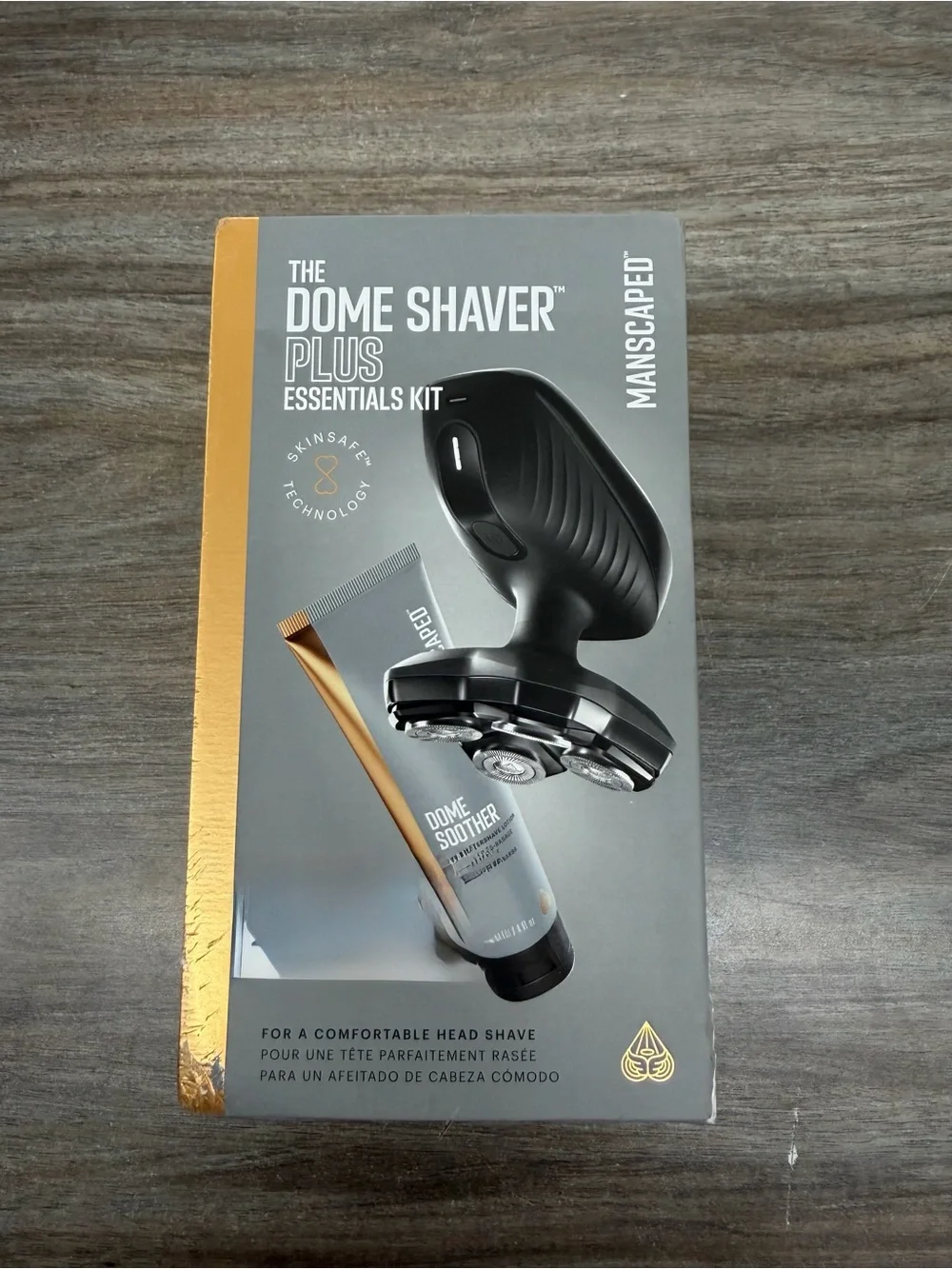 Manscaped Dome Shaver Plus Essentials Kit: Battery Powered, Rotary Electric